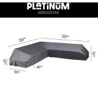 AeroCover Loungesethoes platform 255x255x90xH30/45/70cm