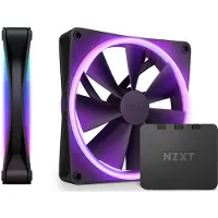 NZXT F140 RGB Duo - Twin Pack - Zwart - 140mm