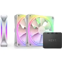 NZXT RGB Ventilator 120 mm - - F120 RGB Duo - Pack van 3 - Aanpasbare PWM-snelheid - LED-verlichting 20 RGB