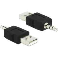 DeLOCK 66069, USB-A, 3.5, zwart