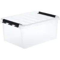 Orthex Classic Kunststof Opbergdoos 14 l Met deksel Transparant 30 x 40 x 18 cm