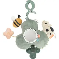 Done by Deer - Activity mirror w/clip Tiny farm Green (4263113)