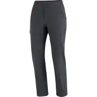 Salomon - Dames wandel- en bergkleding - Wayfarer 2.0 Pants W Deep Black voor Dames van Softshell - Maat M - Zwart