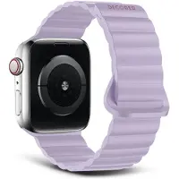Decoded Kellarihm Apple Watch 42/44/45mm, silikoon, magneet, Lavendel, Sporthorloge + Smartwatch-accessoires, Paars