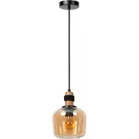Lucide ILONA - Hanglamp - Ø 18 cm - 1xE27 - Amber