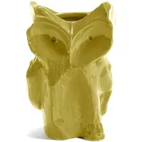 Serax Vaas Owl S After Midnight Yellow 16,5 x 15,5 x 23 cm