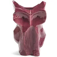 Serax Vaas Owl L After Midnight Aubergine 19,5 x 19,5 x 30 cm