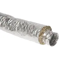 Spiraliet Flexibele Slang Geïsoleerd Ø127MM 10 Meter