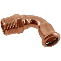 Bonfix M-press RK-water kniekoppeling 3/4'' bu.dr. x 22 mm