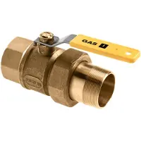 Bonfix Draad messing gask.kr. 1 1/4" bi. x kopp. 1 1/4" bu.