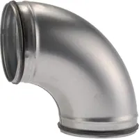 Spiraliet Spiralo gladde bocht 90 graden 160mm rubber