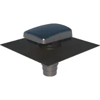 Ubbink Ventilatiepan 100-160 Zwart