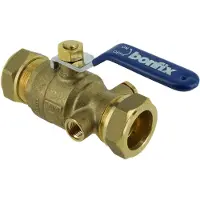 Bonfix Kogelstopkraan 28 x 28 mm knel excl. aftapper