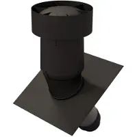 Ubbink Ventus Dakdoorvoer 15-55' 150-160 zwart