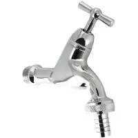 Bonfix Tapkraan verchr. met beluchter + kruk + wartel 1/2