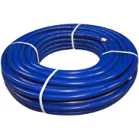 Bonfix Alu-pers Meerlagenbuis + 6 mm Isolatie Blauw 16x2,0 rol 50m