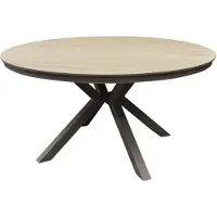 AVH-Collectie Samantha dining tuintafel 120xH75 cm rond latte keramisch blad