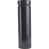 Burgerhout BM FIX Verlengpijp bovendaks voor concentrische pijp 80 125 mm 140mm, L 1000mm zwart