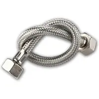 Solar Danmark AS Flexibele Slang 3/8bi x 3/8bi 100CM RVS