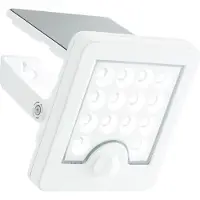 Brilliant Witte Muurlamp Luton Solar