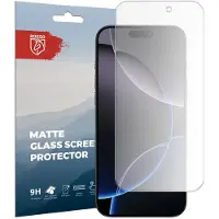 Rosso Anti-Reflectie Tempered Glass Geschikt voor Apple iPhone 16 Pro Max - Matte Screen Protector - Case Friendly - Anti-Reflecterend