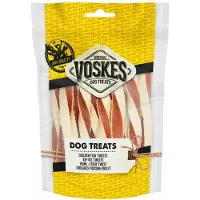 Voskes Hondensnack Twists Kip - Vis 100 Gr
