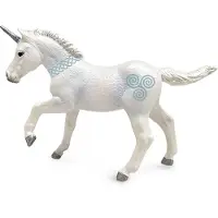 Collecta Figurine - Eenhoorn Veulen Blauw - (M) - Fantasiedieren - Handgeschilderd - Miniatuur
