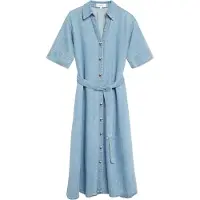 Comma Jurk blauw