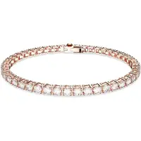 Swarovski 5657657 Armband Matrix Tennis rosekleurig-wit.