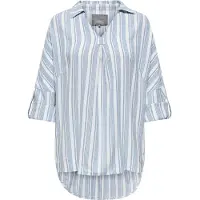 ONLY Carcaro Linnen Tuniek Dames Blauw 48