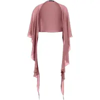 Vera Mont Stola van chiffon met knoopsluiting