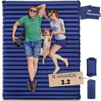 Markenlos Luchtbed voor 2 personen, XL, 140x200 cm, zelfopblazend