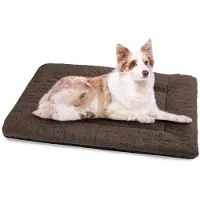 OEM Zacht hondenbed, groot (XL), wasbaar, 106x71 cm, bruin, met antislipbodem