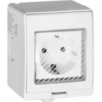 ORNO Slimme Wi-Fi stekker, IP55, 16A, 230V, voor montage op din-rail, grijs