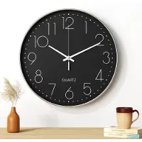 OEM Moderne, minimalistische wandklok, 30 cm, quartz uurwerk