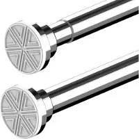 OEM Douchegordijn 90-160 cm - Zilver - Accessoires voor de badkamer