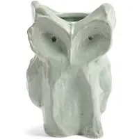 Serax After Midnight Owl Vase S - Vazen Steengoed Light blue - B7326201-602