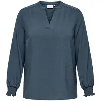 ONLY Carmetta Blouse Dames Blauw 52