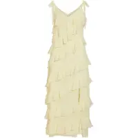 Vila Viluna Bandje Maxi Jurk 34 EU dames