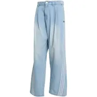 Adidas Originals Bandplooi jeans 'Adilenium Season 5' lichtblauw / wit