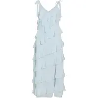 Vila midi-jurk met volants model 'LUNA'