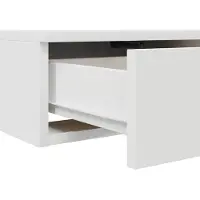 vidaXL Bedlades Wit 150 x 36,5 x 16,5 cm Bewerkt hout