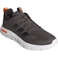 Adidas Heren Cloudfoam Flex Rapidfit Sneakers Charcoal/Carbon/Lucid Orange