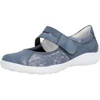 Remonte Dames Bandschoen - R3510-13 Jeansblauw - Maat 38