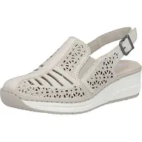 Rieker -Dames - beige - sandalen - maat 41