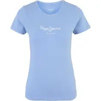 Pepe Jeans Shirt 'New Virginia' lichtblauw / wit