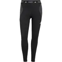 Adidas Sportbroek 'Techfit Workout Color Block 7/8' grijs / zwart / wit