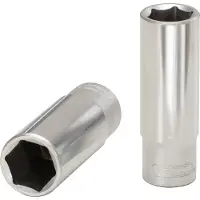 Ks Tools 3/8 inch zeskantige doppen, lang, 7 mm