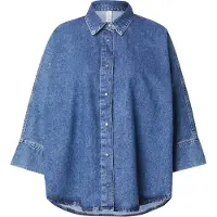 ONLY Cargrace Denim Overhemd Dames Blauw 42