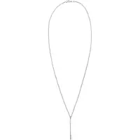 Elli - Halsketting - Dames Y-ketting met hanger staf en kristallen in 925 sterling zilver 45 cm lang - Dames